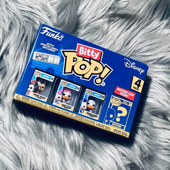 Funko Bitty POP! DISNEY 4 Pack Minnie Daisy Duck Donald Duck + MYSTERY! - Picture 1 of 3